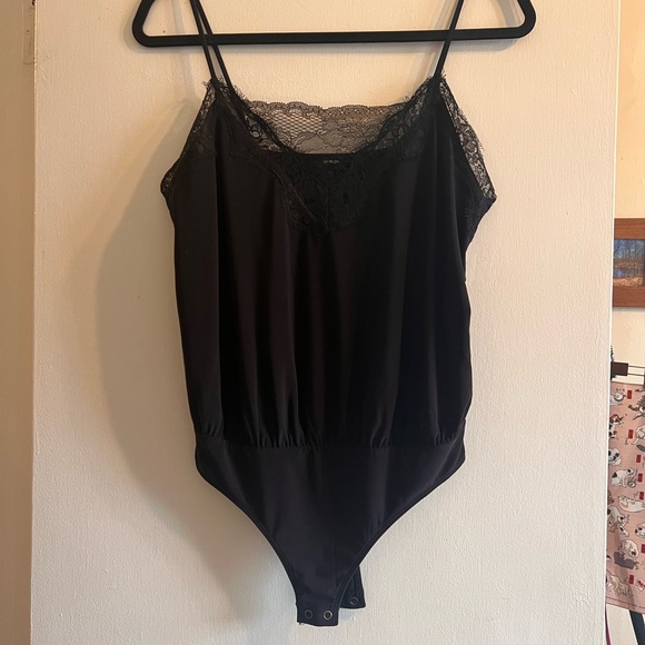 Black Lace Bodysuit - Picture 1 of 3